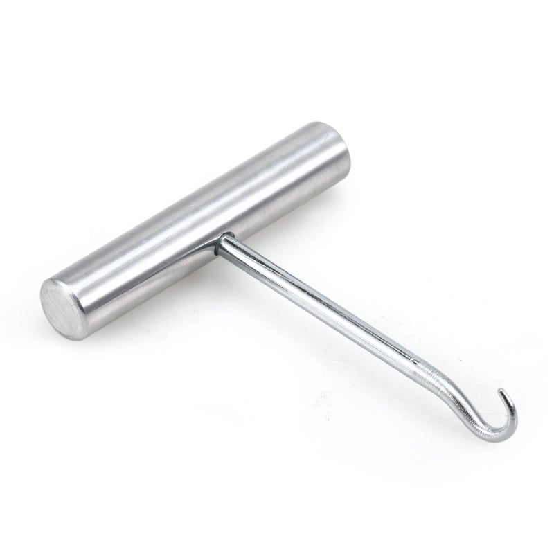 POWERTI Racquet Stringing Tool: Stainless Steel T-Shape Bent Tip - String Straightening Assistance Tool for Badminton Tennis Squash Racquets - Image 2