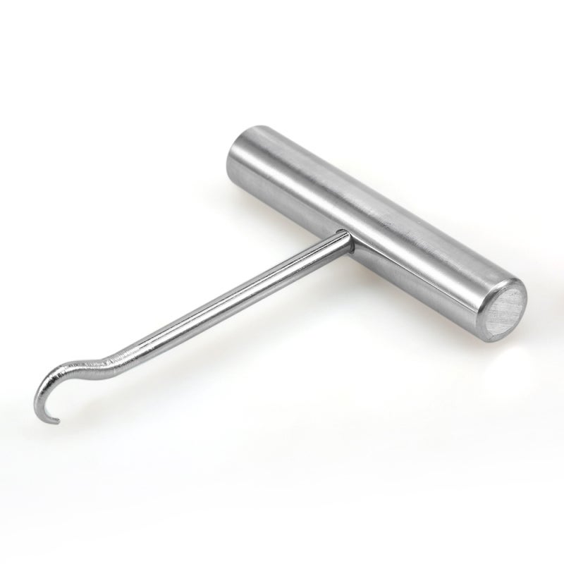 POWERTI Racquet Stringing Tool: Stainless Steel T-Shape Bent Tip - String Straightening Assistance Tool for Badminton Tennis Squash Racquets - Image 4
