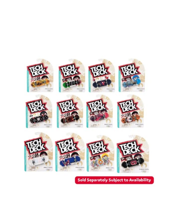 تيك ديك لوح تزلج مصغر من تيك ديك، 96 مم، قطعة واحدة فقط، قد يختلف التصميم - Image 1