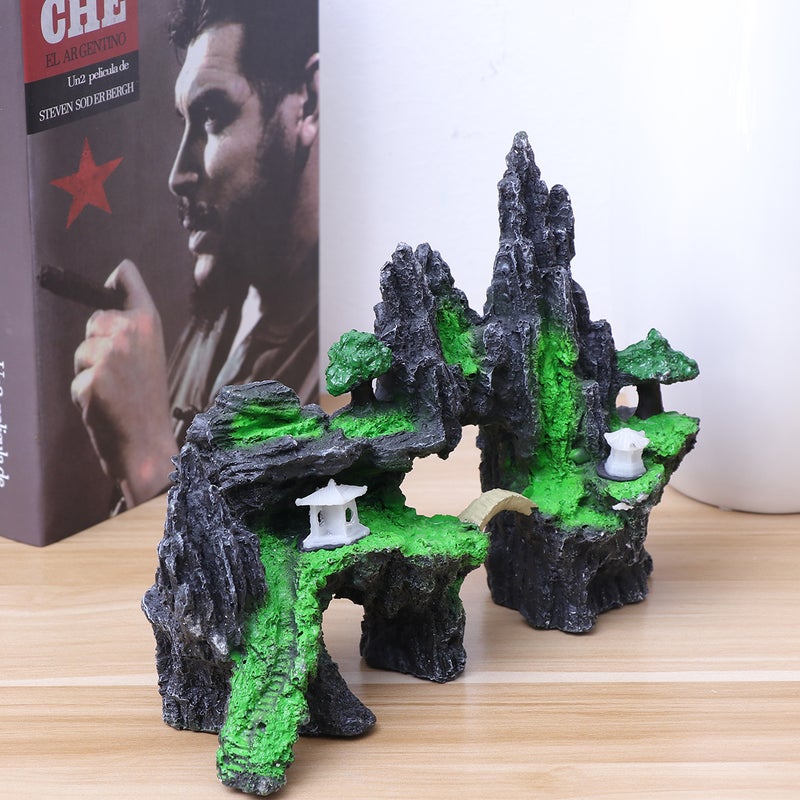 2pcs Resin Aquarium Landscaping Rockery Decorative Ornaments Aquarium Accessories (338) - Image 4