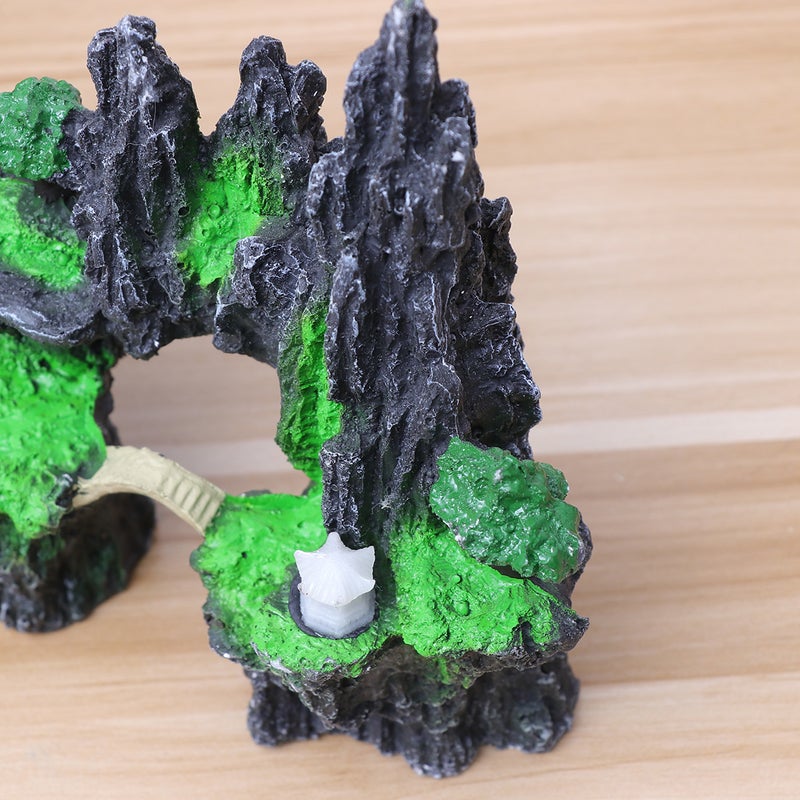 2pcs Resin Aquarium Landscaping Rockery Decorative Ornaments Aquarium Accessories (338) - Image 3