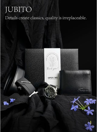 Gift Set, Gifts for men, Men's Waterproof Watch Wallet Belt Set, Practical Men's Gift Valentine's Day Set, Father's Gift, Birthday Gift, Anniversary Gift - view 2