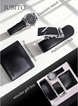 Gift Set, Gifts for men, Men's Waterproof Watch Wallet Belt Set, Practical Men's Gift Valentine's Day Set, Father's Gift, Birthday Gift, Anniversary Gift - view 4