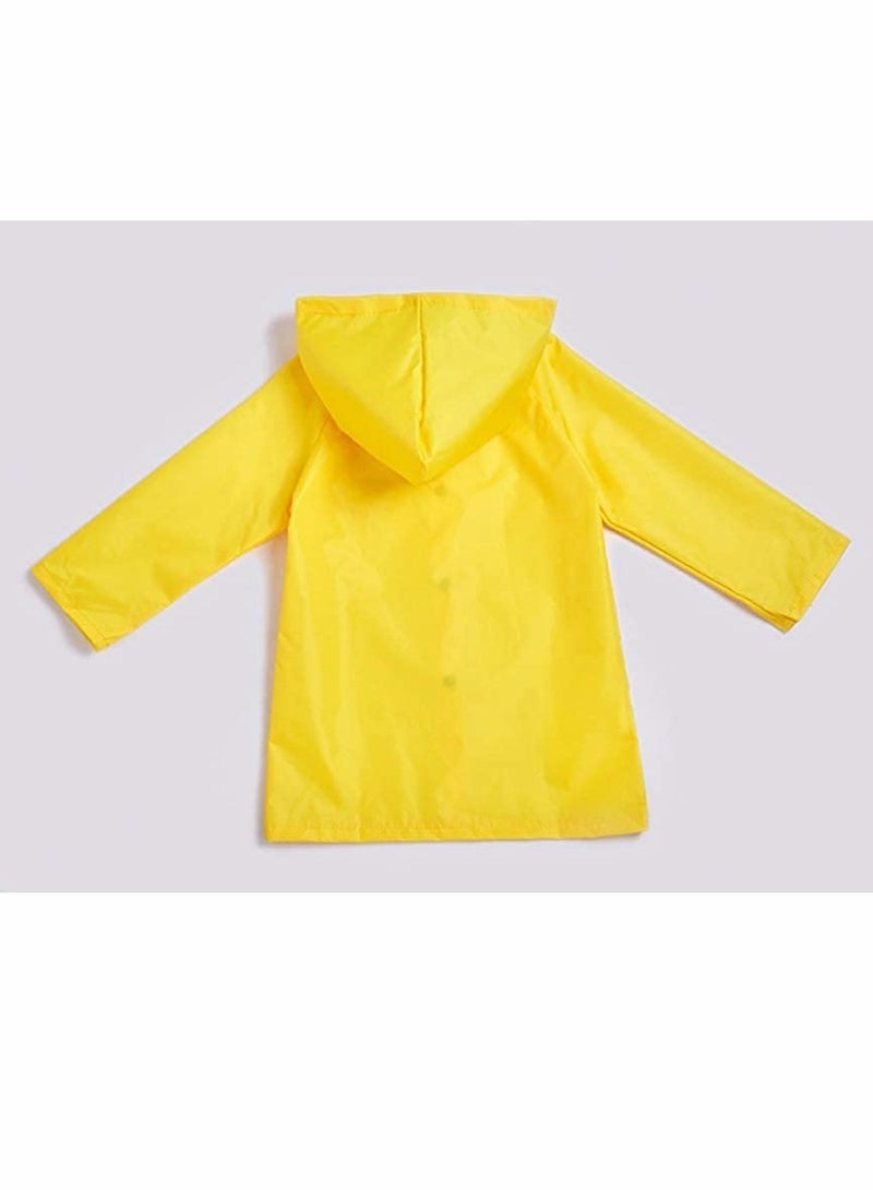 Excefore Kids RainCoat, Multifunctional Waterproof Rain Coat for Boys Girls  (L,Yellow) - Image 5