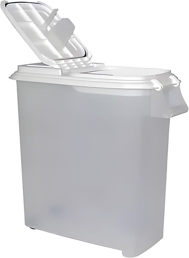 Buddeez 80-Quart Roll-Away Pet and Large Animal Food Dispenser with Scoop - Image 1