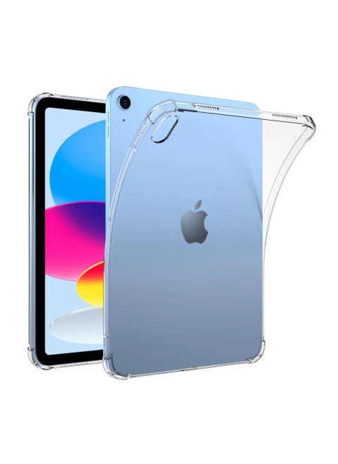 جراب شفاف لجهاز iPad 10th Generation 2022 ، غطاء ناعم وشفاف وخفيف الوزن لجهاز iPad 10.9 بوصة