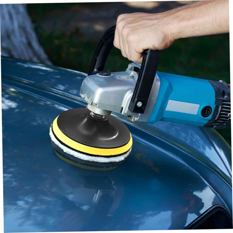 7Pcs 6 Inch Car Polishing Pads Kit For Drill Buffing Wheels Durable Auto Detailing - Image 5