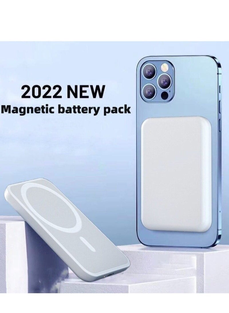 New Portable Magnetic Wireless Power Bank Pack For iphone 14 PRO MAX - Image 2