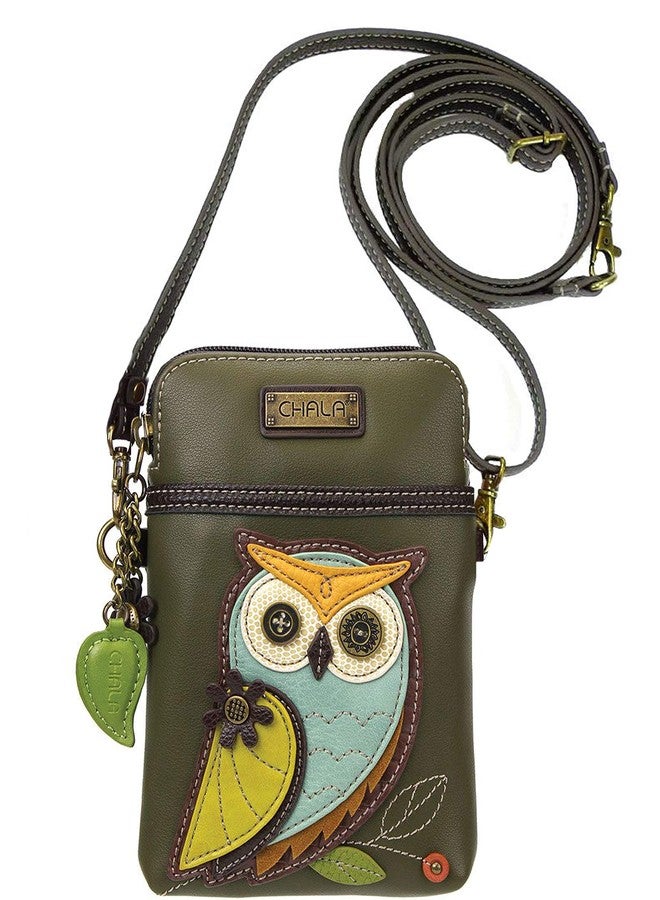 Chala Handbags Owl Gen A Cellphone Crossbody Handbag - Convertible Strap - Image 1