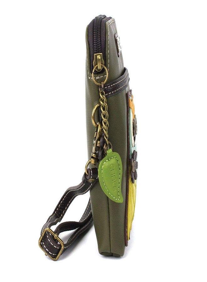Chala Handbags Owl Gen A Cellphone Crossbody Handbag - Convertible Strap - Image 4
