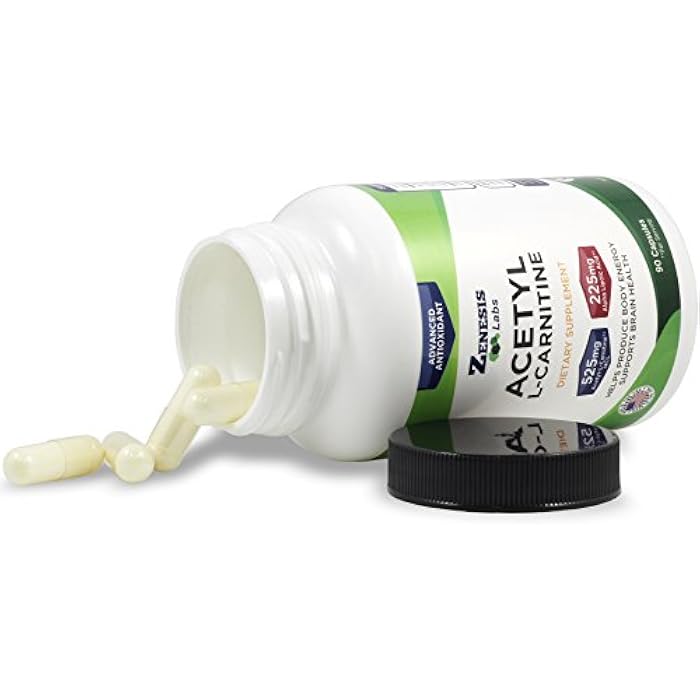 Zenesis Labs Acetyl L-Carnitine with Alpha Lipoic Acid - 90 Capsules - Image 5