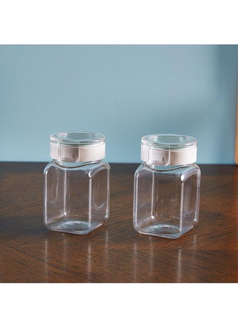 Easy Click Square Canister Set of 2