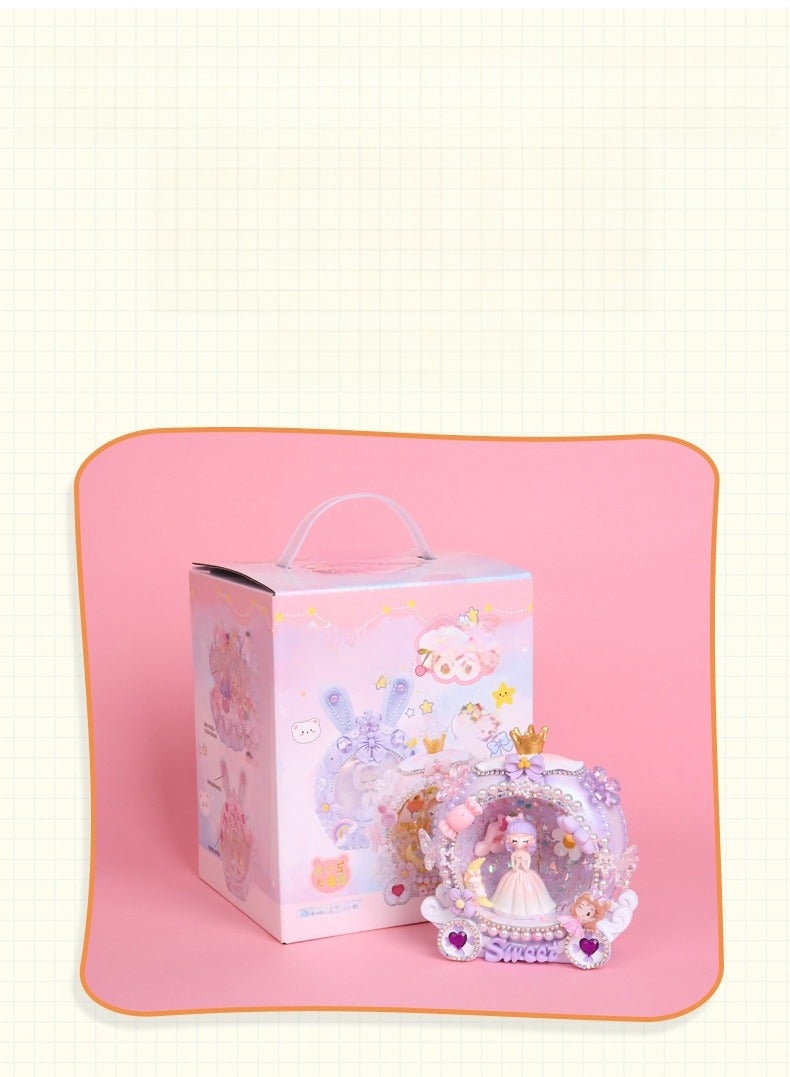 Girl's Creative Handmade Material Bag Making Night Light Birthday Gift Toy  - Image 3