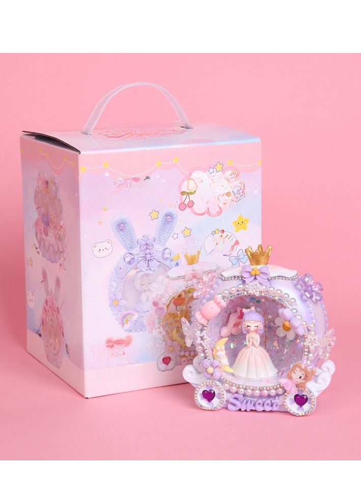 Girl's Creative Handmade Material Bag Making Night Light Birthday Gift Toy  - Image 5