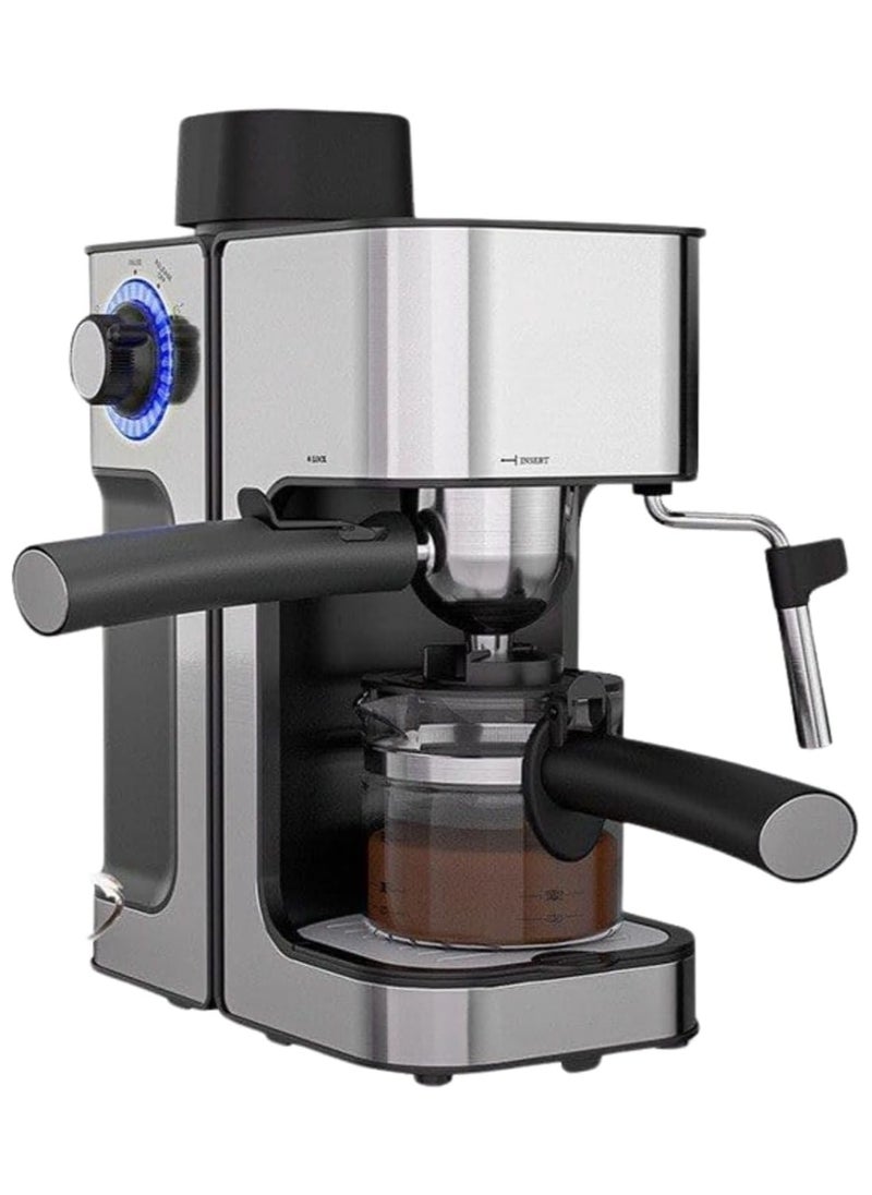 edoolffe Edoolffe Espresso Maker Household Built-In Milk Frother Coffee Maker 5bar 800w Md-2006  - Image 1