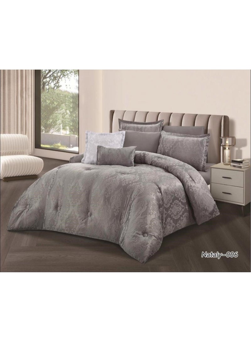 Hourse Two-tone quilt set, a luxurious king size mattress, suitable for special occasions 