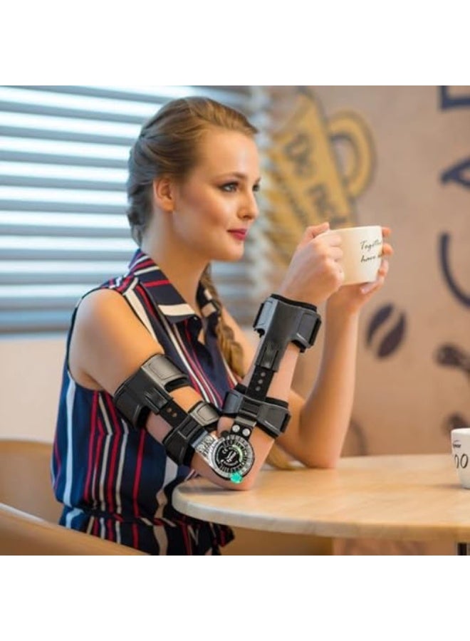 تاينور دعامة الكوع اليسار ROM – تحكم عملي في حركة الكوع وتثبيت ثابت – دعم خفيف وسهل الاستخدام - Image 4