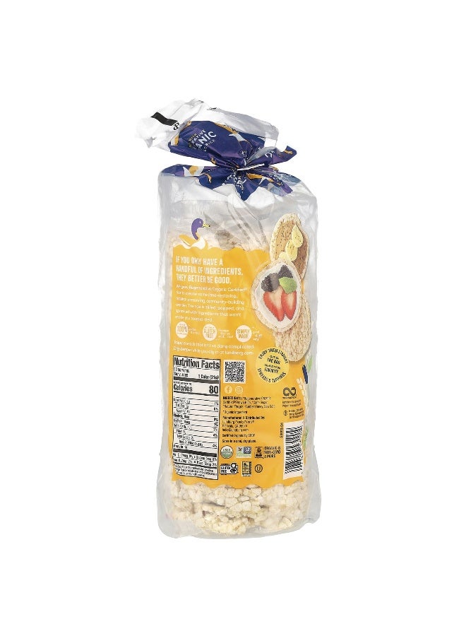 Lundberg Lundberg, Organic Brown Rice Cakes, Honey Nut, 9.6 oz (273 g) - Image 2