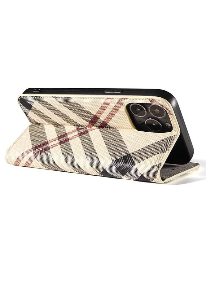 General Wallet Case for iPhone 16ProMax/16Pro/16Plus/16 Card Holder Folio Flap with Hidden Clip, Shockproof, Scratch Resistant, Fingerprint Resistant Case  - Image 2