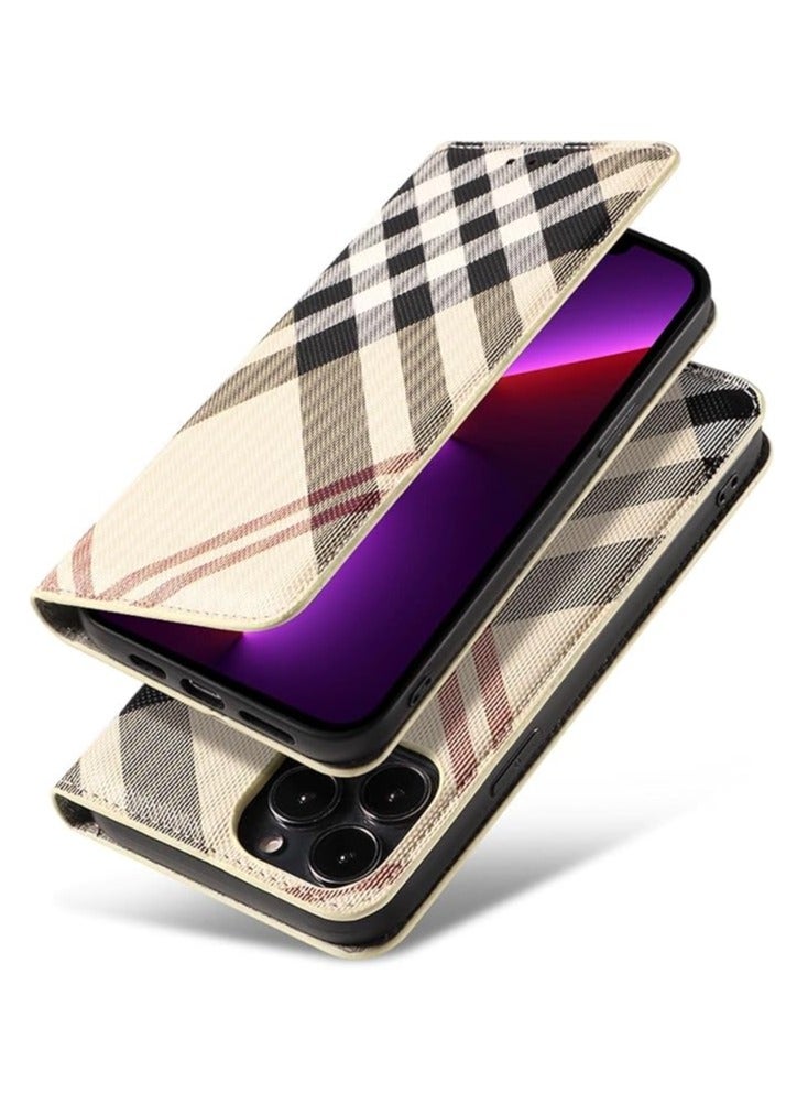 General Wallet Case for iPhone 16ProMax/16Pro/16Plus/16 Card Holder Folio Flap with Hidden Clip, Shockproof, Scratch Resistant, Fingerprint Resistant Case  - Image 3