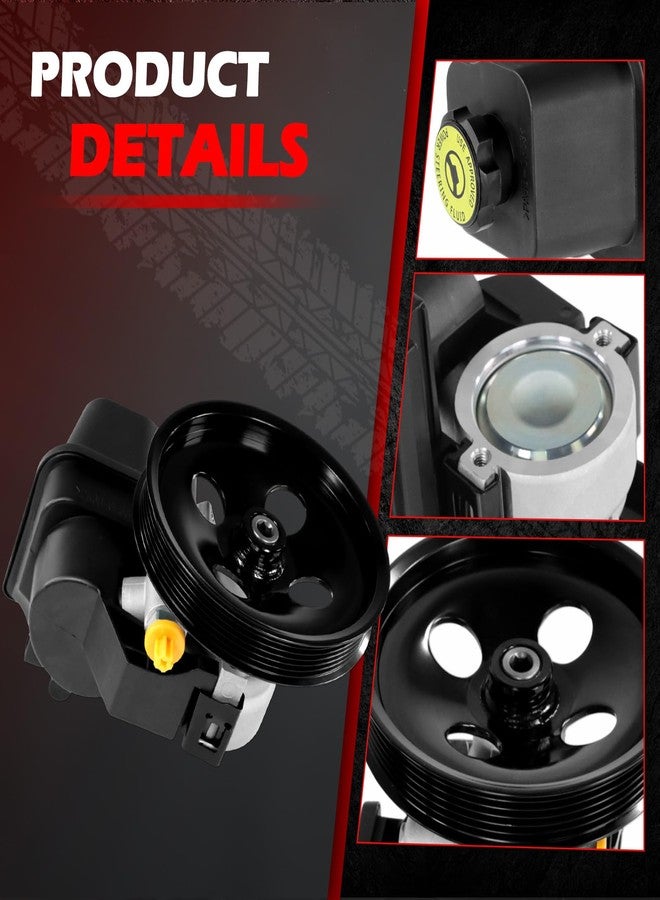 Autodevil 20-65990 Power Steering Pump with Pulley & Reservoir Fit for 2002-2009 Trailblazer & Envoy, 2008-2009 9-7x, 2007-2008 Ascender, 2004-2007 Rainier, 2002-2004 Bravada, 4.2L 5.3L 6.0L - Image 4