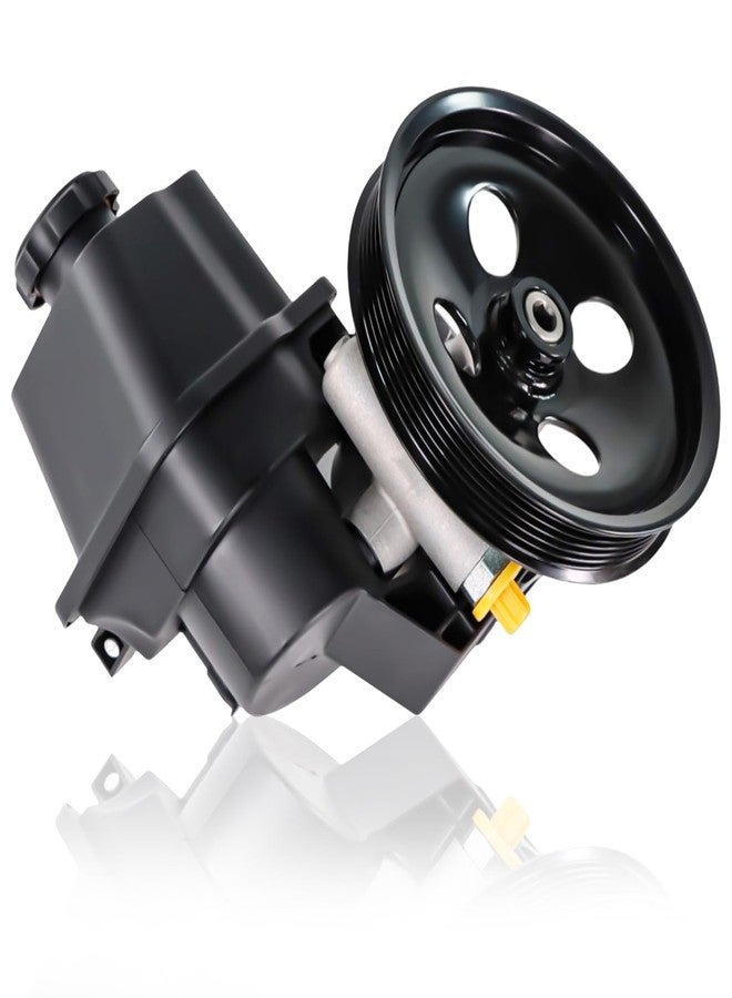 Autodevil 20-65990 Power Steering Pump with Pulley & Reservoir Fit for 2002-2009 Trailblazer & Envoy, 2008-2009 9-7x, 2007-2008 Ascender, 2004-2007 Rainier, 2002-2004 Bravada, 4.2L 5.3L 6.0L - Image 1