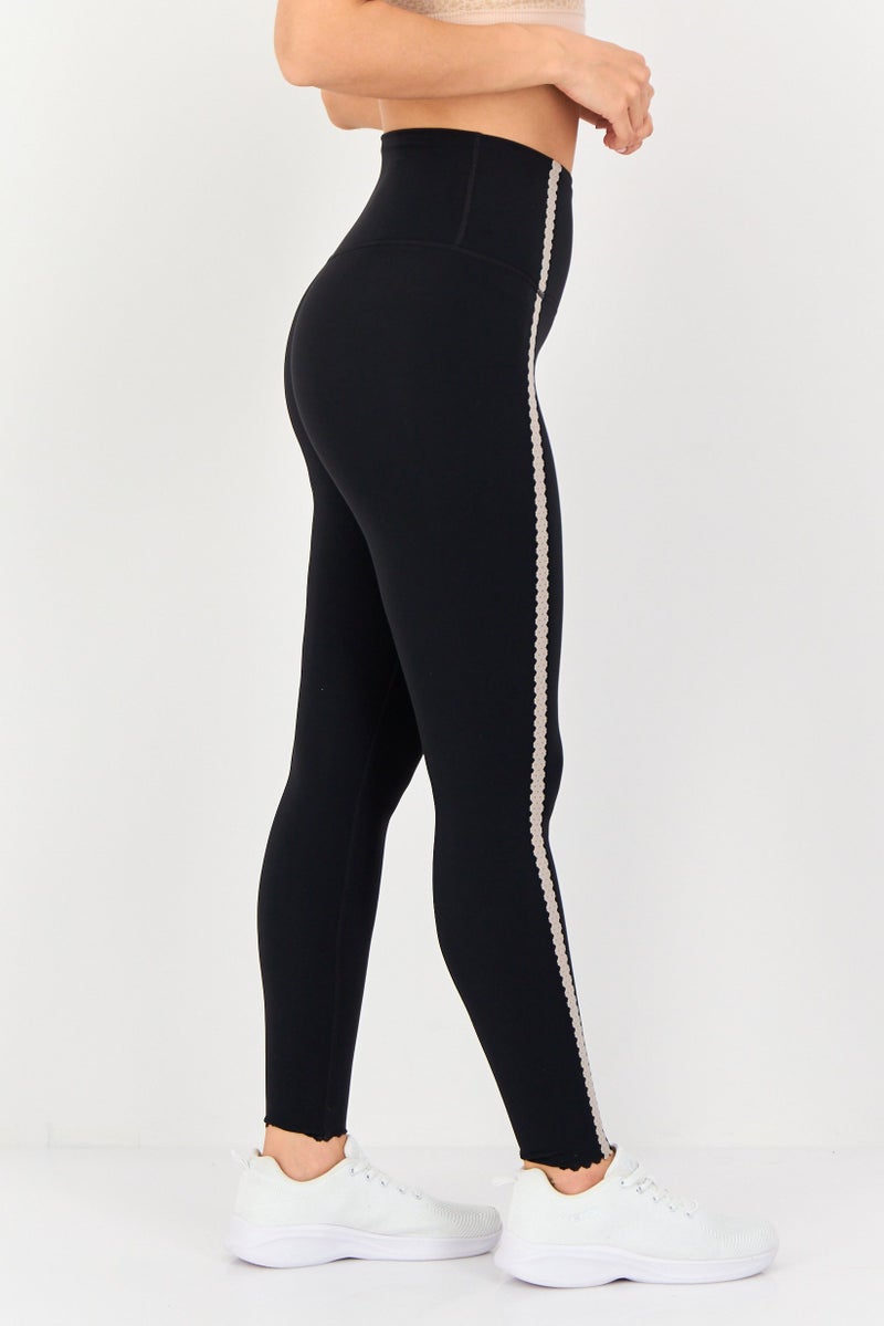 Nike Women Dri Fit Yoga Leggings, Black - Image 3