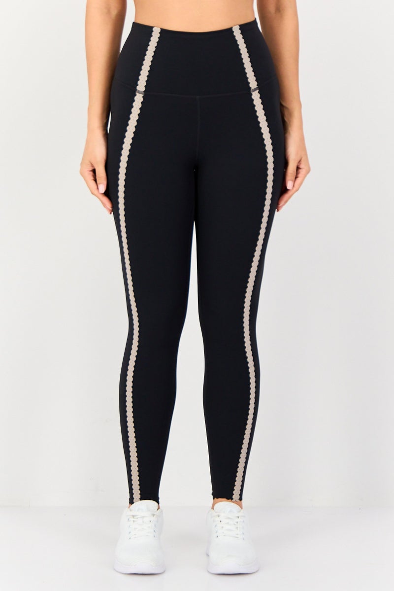 Nike Women Dri Fit Yoga Leggings, Black - Image 1