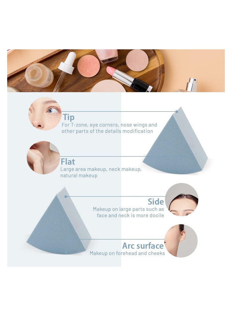SYOSI Latex Free Wet and Dry Use Cosmetic Sponges for Foundation and Powder with Storage Bottle - Image 4