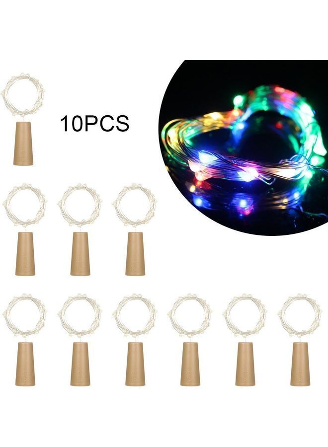 NIBEMINENT Pack Of 10 LED String Light Multicolour - Image 1