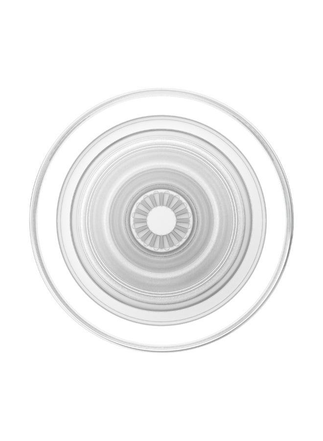 POPSOCKETS MagSafe PopGrip Transparent | Magnetic Phone Grip & Stand, Strong Magnet, for iPhone 15/14/13/12 & MagSafe Cases, Included Adapter Ring for non-MagSafe Phones & Cases - Clear - Image 2
