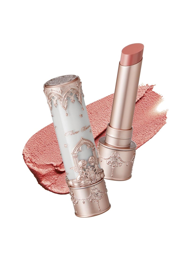 Flower Knows Little A Matte Lipstick - 3.5g, Waterproof, Long-lasting, Matte Finish (C01 Starry Cross – Neutral Peach)  - Image 1