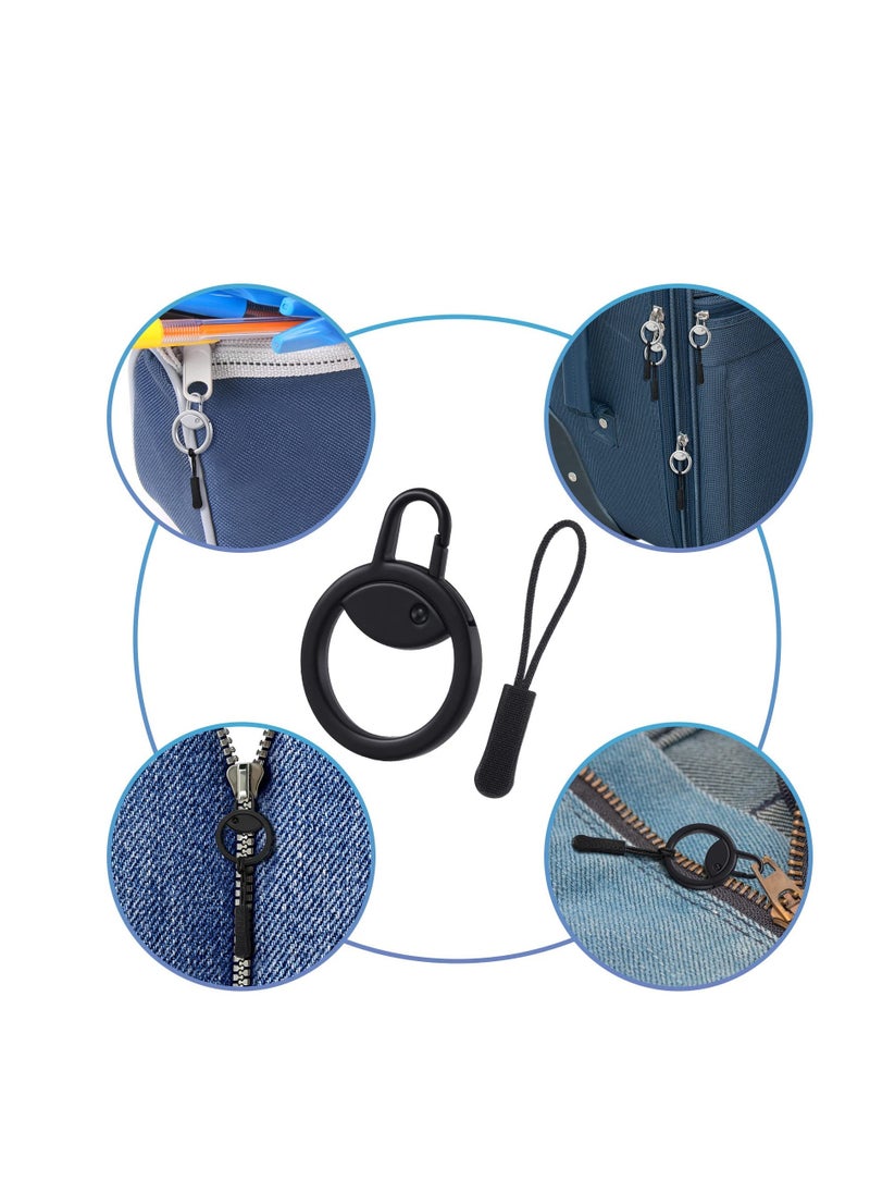 Excefore Ring Zipper Pull Replacement, Zipper Pulls Extensions, Luggage Zipper Tab Replacement, 16 Pcs Detachable Zipper Pulls Repair Kit Zipper Tab Tags Cord Extension Fixer for Jackets Backpack  - Image 5