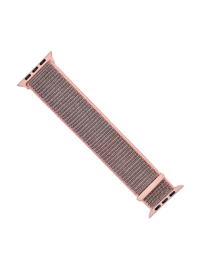 Loquat Nylon Band For Apple Watch 38/40/41mm Pink - Image 3