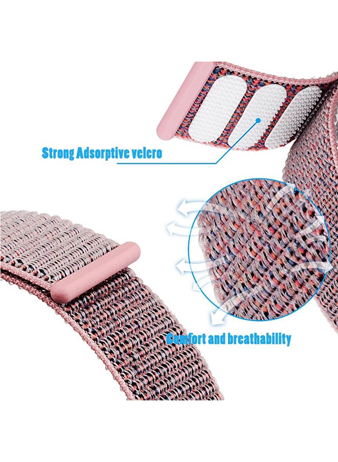 Loquat Nylon Band For Apple Watch 38/40/41mm Pink - Image 4