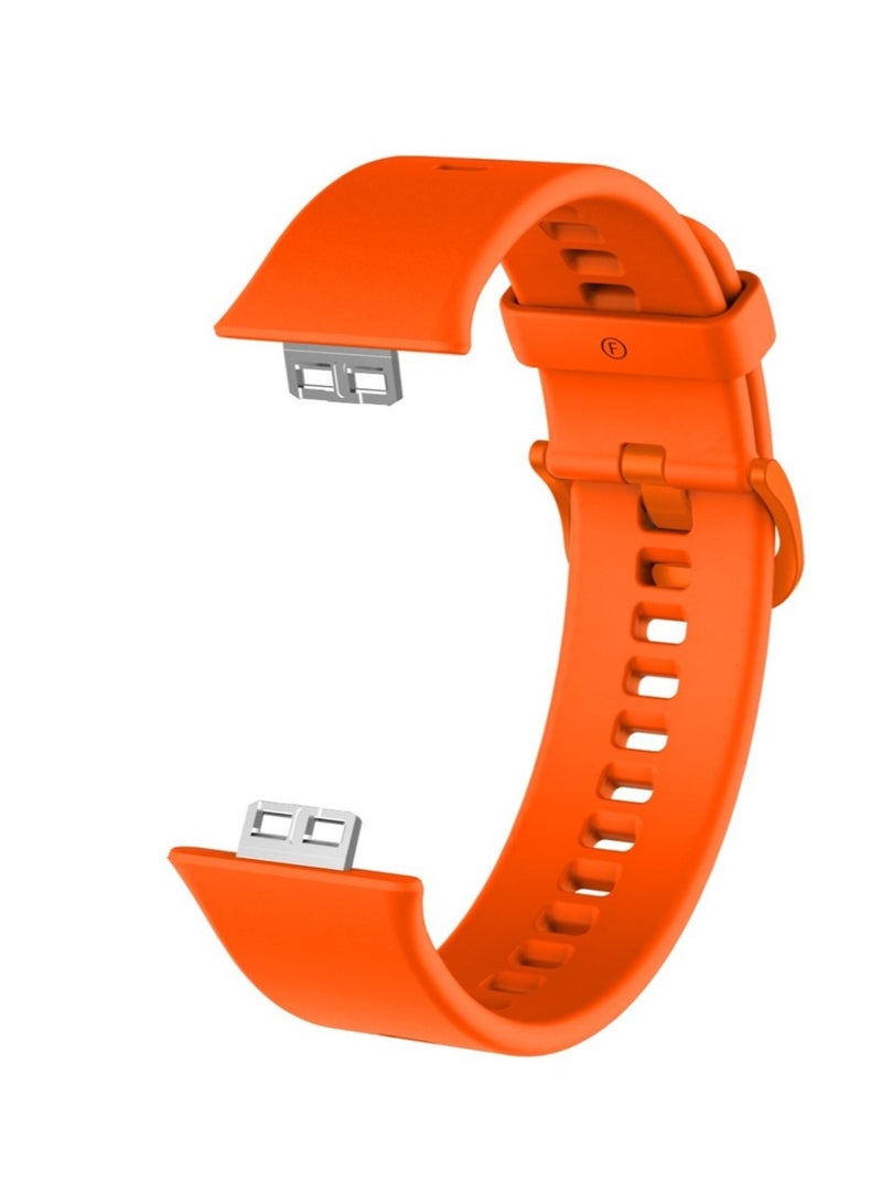 2-In-1 Silicone Watchband Strap With Case For Huawei Watch Fit Band - Image 3