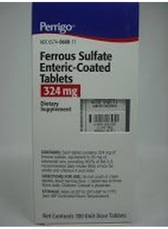 أقراص الحديد (سلفات الحديد) 324 ملغ مغلفة معوية حمراء 100 حبة