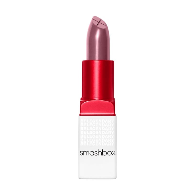 Smashbox Be Legendary Prime & Plush Lipstick | Creamy, Peptide-Infused, Lipstick with Primer for Smooth Color & Moisture Boosting Ceramides, 0.11 Ounce, Spolier Alert - Image 1