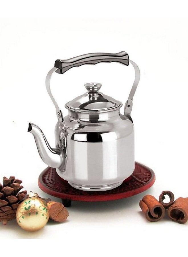 Dynore Stainless Steel Tea Pot/Tea Kettle Mirror Finish- 800 ml - Image 3