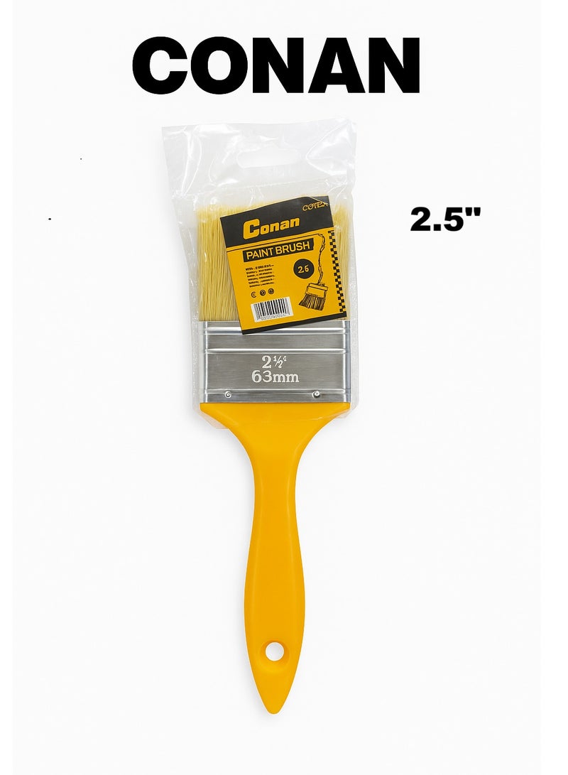 Conan 4 Pcs – Conan Paint Brush Set (3"–2.5"–2"–1.5") for Walls, Wood & Trim – Models COP0503 / COP0525 / COP0502 / COP0515 - Image 3