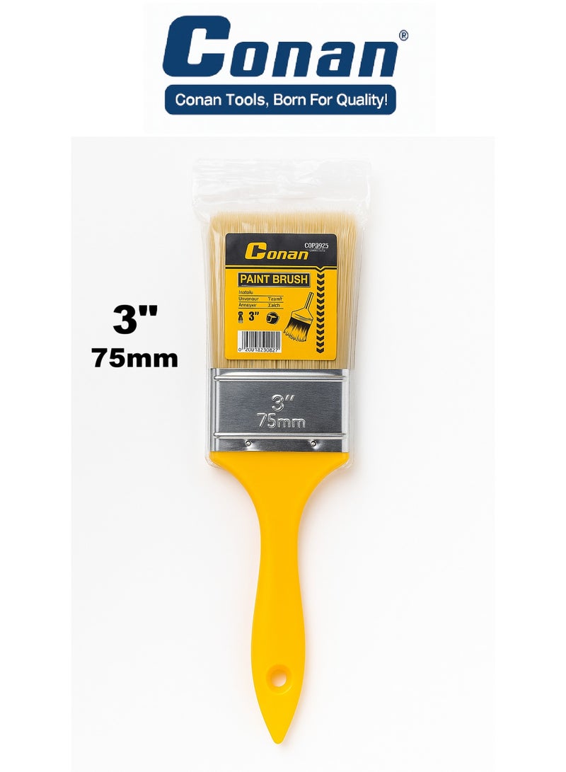 Conan 4 Pcs – Conan Paint Brush Set (3"–2.5"–2"–1.5") for Walls, Wood & Trim – Models COP0503 / COP0525 / COP0502 / COP0515 - Image 2