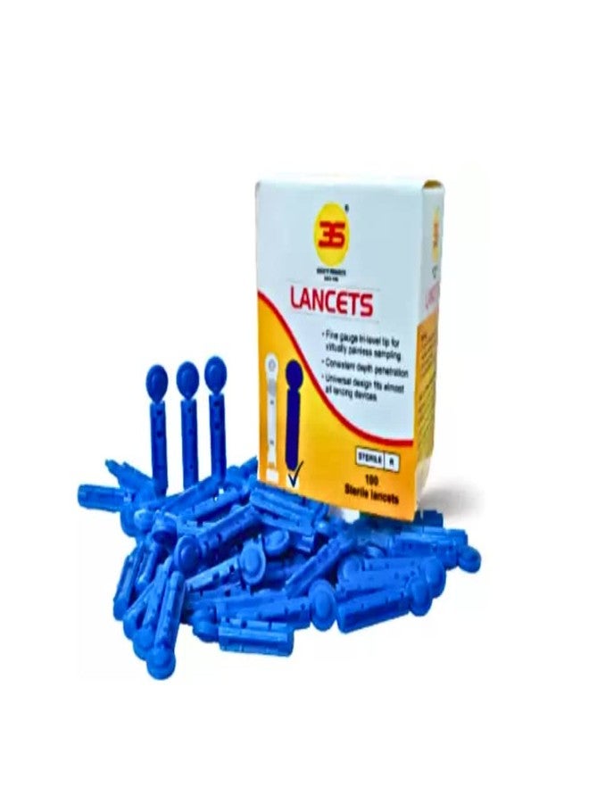3S Round Blood Lancet 100 Pieces Glucometer Lancets - Image 2