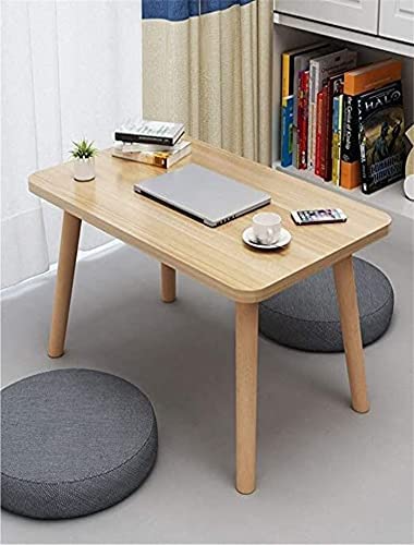 Dream Arts Shoppee Fold-able Rectangle Shaped Side Table/Tea Coffee Breakfast Laptop Table ( Wood,Natural ) - Image 5