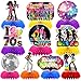 DTOFOOT 10 Pcs 70s Disco Party Decorations Back to 70s Honeycomb Centerpieces for Retro Theme Birthday Music Party Supplies Dancing Queen Party Decorations Retro Table Decor for 1970s - Image 2