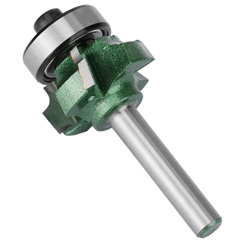 Banding Trimmer, Flush Cut Router Bit Trimmer Router Bit Router Bits R1/ R2/ R3 Woodworking Milling Cutter 4 Teeth Trimming Cutter for Woodworking Engraving Machine - Image 3
