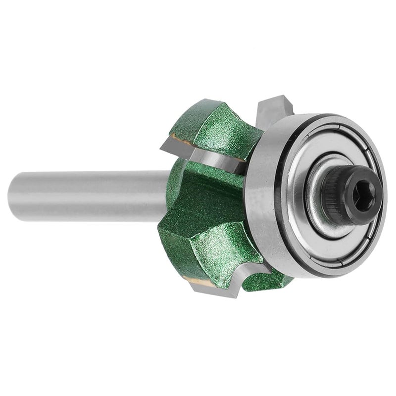 Banding Trimmer, Flush Cut Router Bit Trimmer Router Bit Router Bits R1/ R2/ R3 Woodworking Milling Cutter 4 Teeth Trimming Cutter for Woodworking Engraving Machine - Image 1