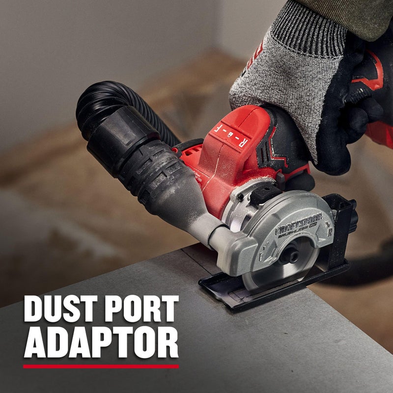 CRAFTSMAN V20 3 Inch Cordless Cut-Off Tool with Forward and Reverse Functions, Bare Tool Only (CMCM300B) - Image 2