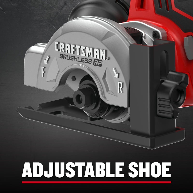 CRAFTSMAN V20 3 Inch Cordless Cut-Off Tool with Forward and Reverse Functions, Bare Tool Only (CMCM300B) - Image 4