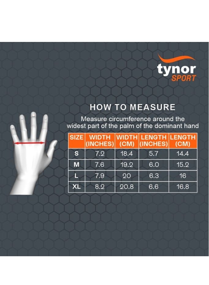 تاينور قفازات تاينور تاينوجريب الرياضية مع دعم - Image 4