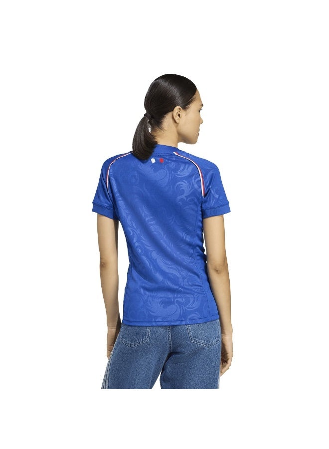 Adidas Ffr Rwc H Jsy W Blue Rugby Jerseys For Women XS - Image 4